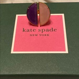 Kate Spade Half Moon Split Scallop Ring